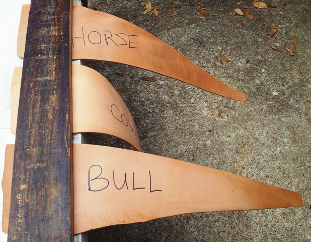 BULL - COW - HORSE leather